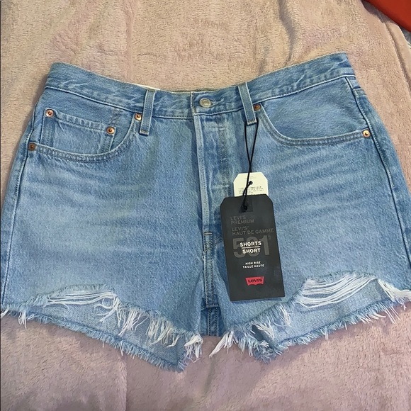 Levi’s Jean Shorts (High Rise, non-stretch) - Picture 1 of 2
